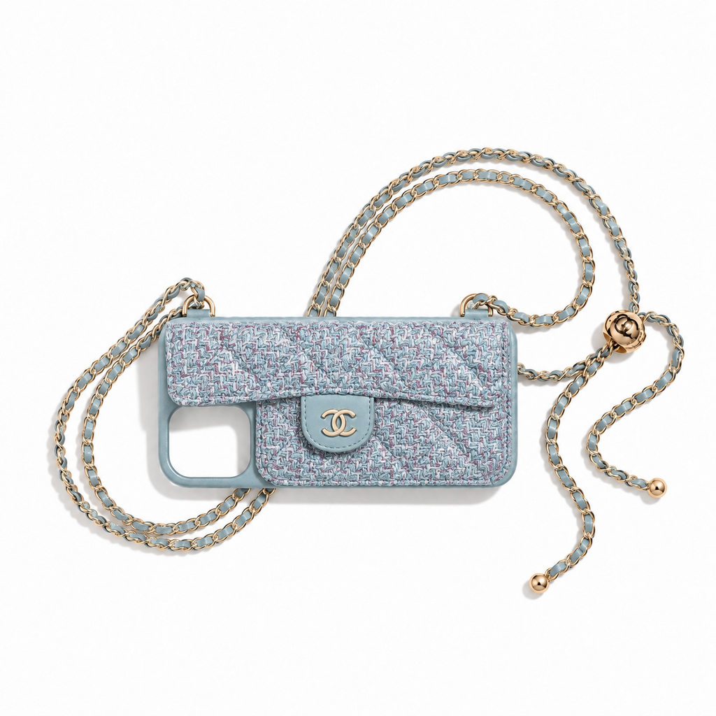 CC Tweed Phone case - Blue