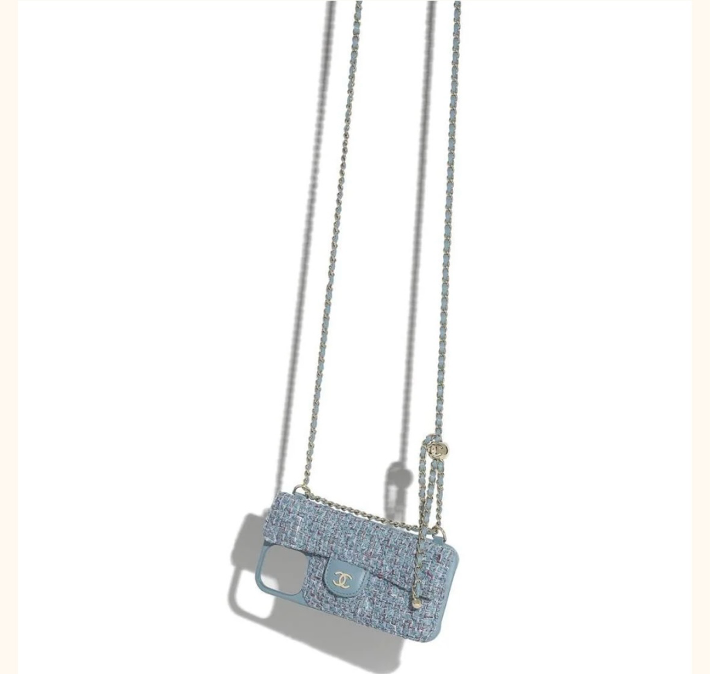 CC Tweed Phone case - Blue