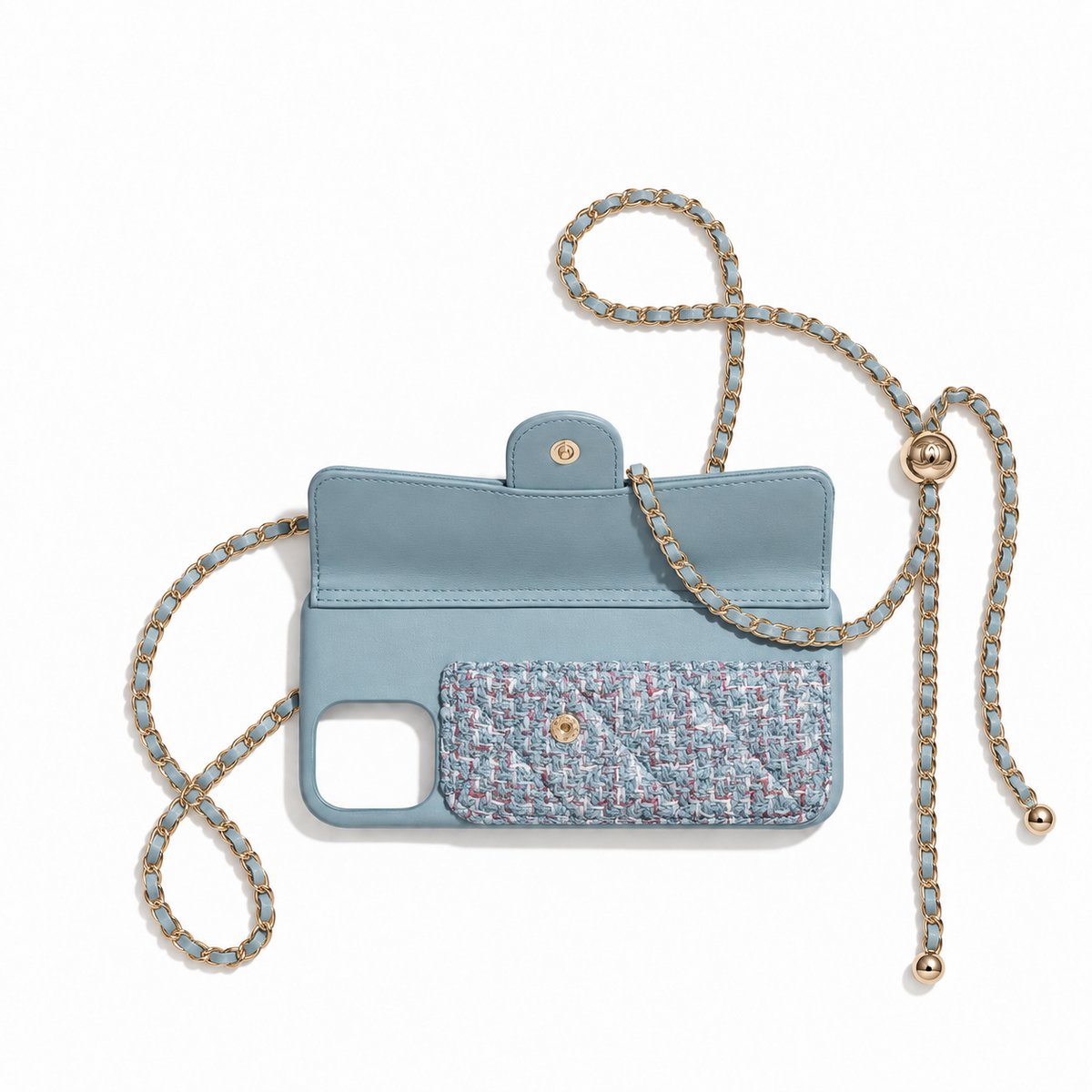 CC Tweed Phone case - Blue