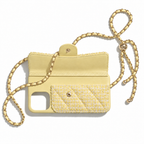 CC Tweed Phone case - Butter yellow