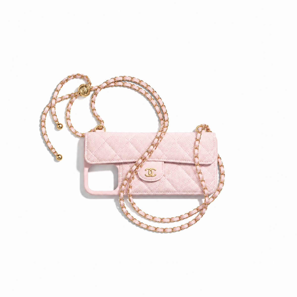 CC Tweed Phone case - Pastel pink