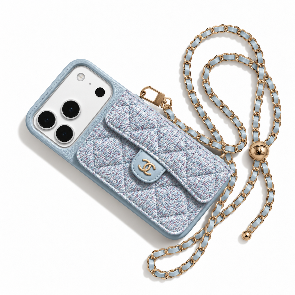 CC Tweed Phone case - Blue